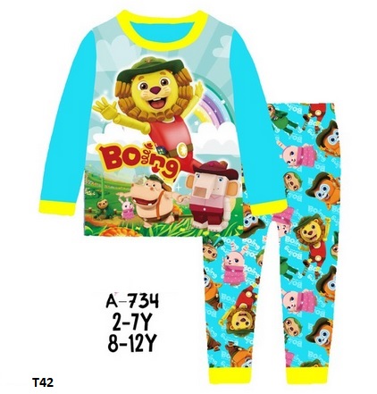 piyama anak lengan panjang